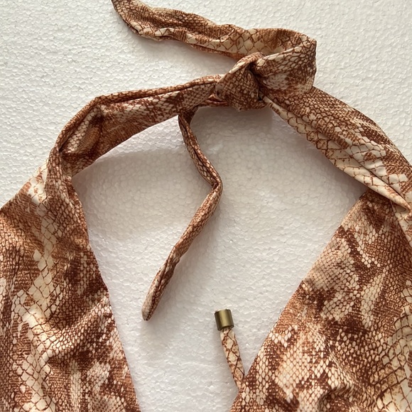 $45 - Vitamin A Swim 'MILANA' triangle halter top - Picture 8 of 11
